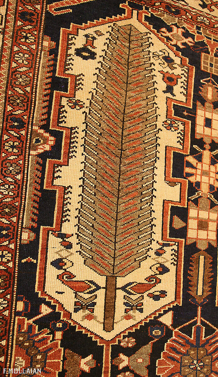 Antique Persian Bakhtiari Rug (192x142 cm)